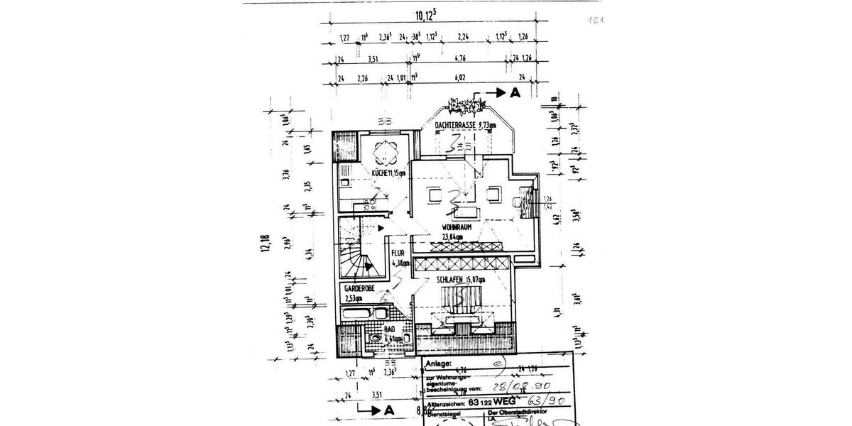 Etagenwohnung Bochum Wattenscheid - 2 Zimmer, 67 m&sup2;, 150.000&euro; | Angebot:25760447