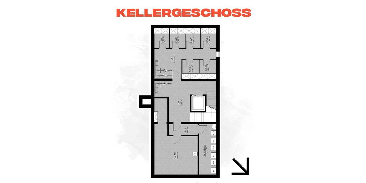 Etagenwohnung Velbert Nierenhof - 2 Zimmer, 74 m&sup2;, 259.000&euro; | Angebot:25670371