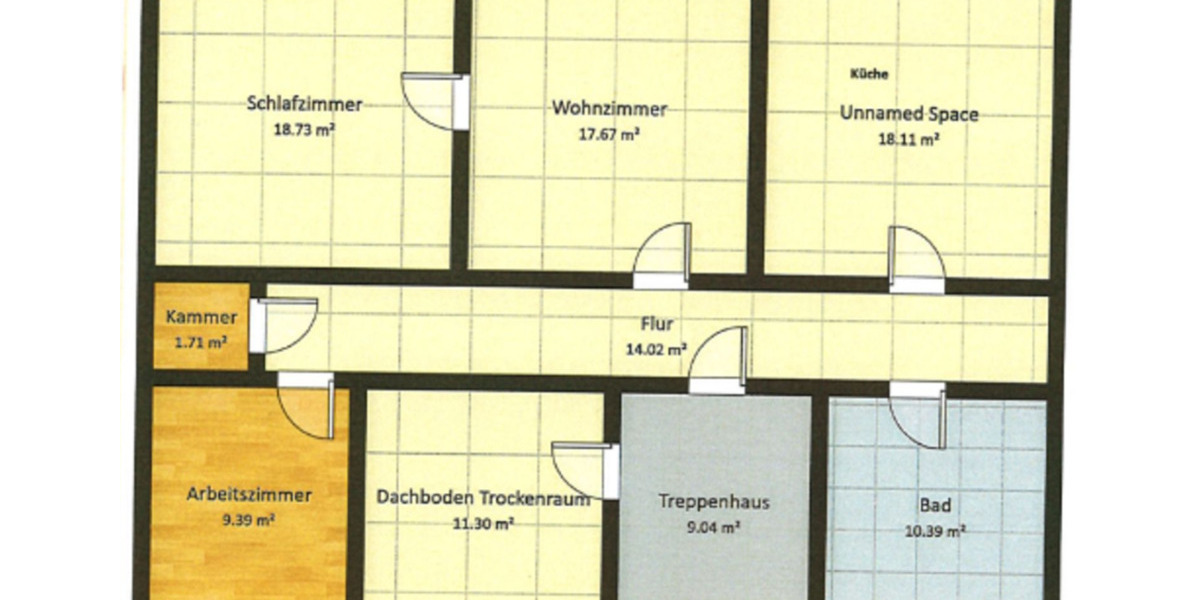 Dachgeschoßwohnung Gelsenkirchen Gelsenkirchen-Mitte - 3 Zimmer, 90 m&sup2;, 700&euro; | Angebot:25148840