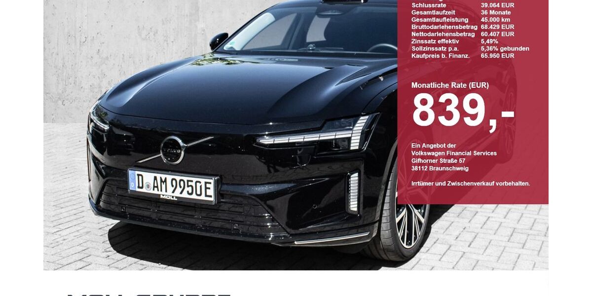 Volvo ES90 6.500 km 63.950 &euro; Düsseldorf 40549