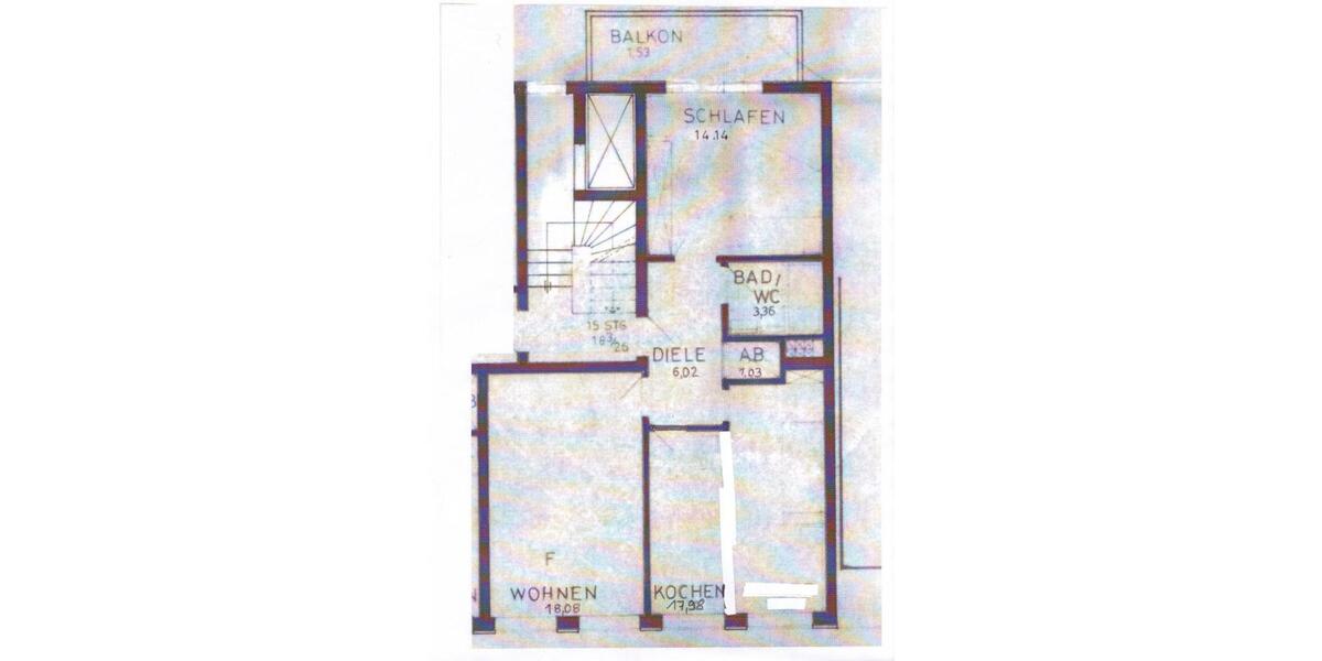 Etagenwohnung Duisburg Walsum - 2 Zimmer, 62 m&sup2;, 479&euro; | Angebot:25258300