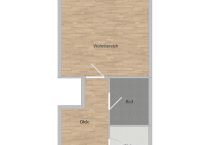 Wohnung Essen Stadtbezirk II - 1 Zimmer, 35 m&sup2;, 419&euro; | Angebot:24976596