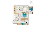 Etagenwohnung Essen Stadtbezirk III - 3.5 Zimmer, 76 m&sup2;, 829&euro; | Angebot:26375766