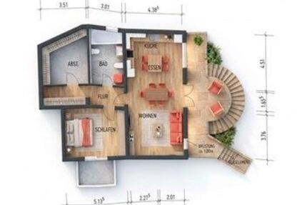 Wohnung Dorsten Altstadt - 2.5 Zimmer, 100 m&sup2;, 830&euro; | Angebot:26298758