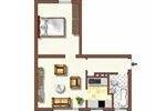 Etagenwohnung Duisburg Huckingen - 2 Zimmer, 41 m&sup2;, 419&euro; | Angebot:25974807