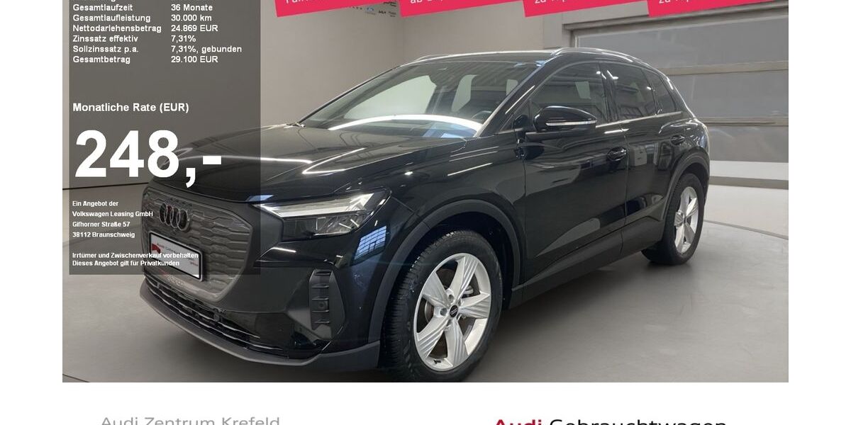 Audi Q4 e-tron 31.630 km 24.869 € Krefeld 47805