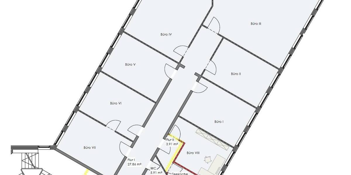 Gewerbeobjekt Ratingen Ost - 1 Zimmer, 19 m&sup2;, 355&euro; | Angebot:20950114