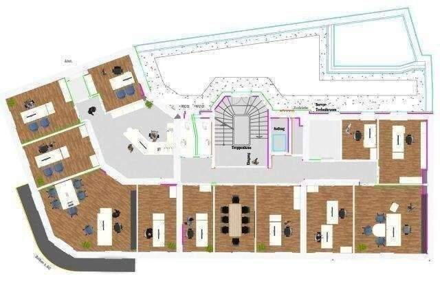 Gewerbeobjekt Düsseldorf Stadtmitte - 1 Zimmer, 230 m&sup2;, 3.105&euro; | Angebot:26886911