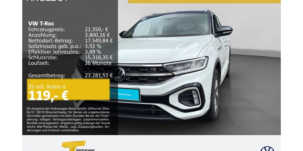 VW T-Roc 43.375 km 19.450 &euro; Oberhausen 46047