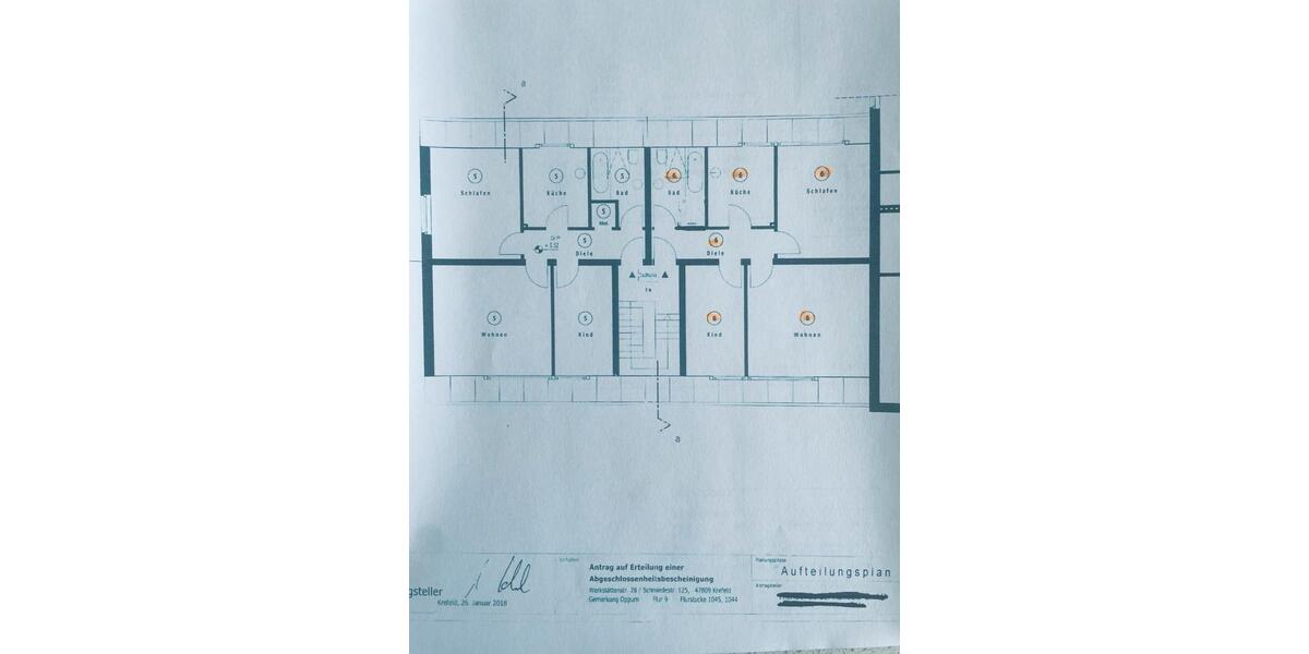 Dachgeschoßwohnung Krefeld Gellep-Stratum - 3 Zimmer, 61 m&sup2;, 198.500&euro; | Angebot:25255118