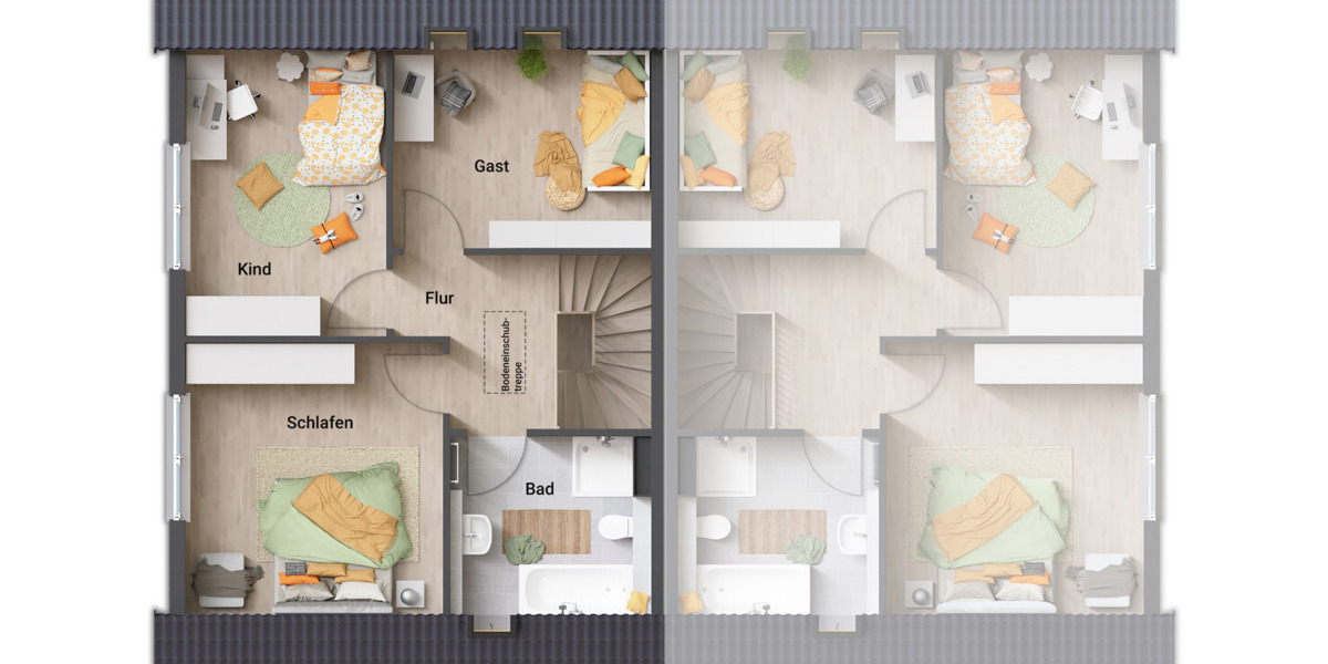 Doppelhaushälfte Düsseldorf Eller - 1 Zimmer, 105 m&sup2;, 574.021&euro; | Angebot:26417548