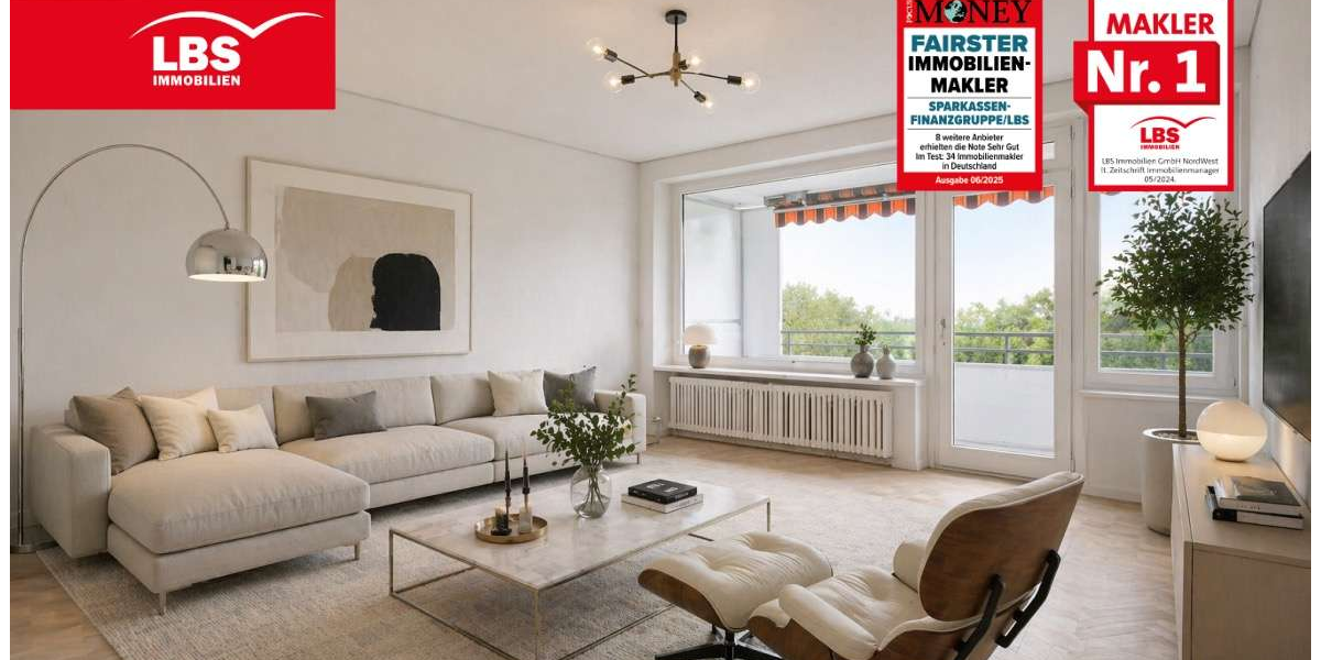 Etagenwohnung Ratingen Tiefenbroich - 3 Zimmer, 79 m&sup2;, 240.000&euro; | Angebot:26350377