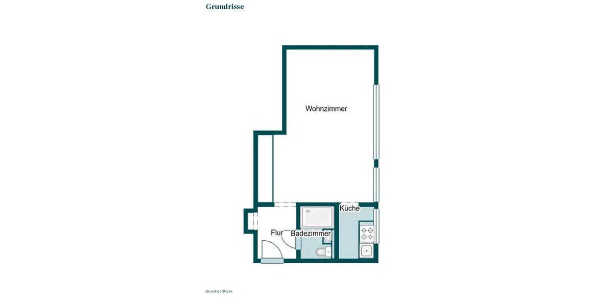 Wohnung zu vermieten - renoviert & modern 1 zimmer