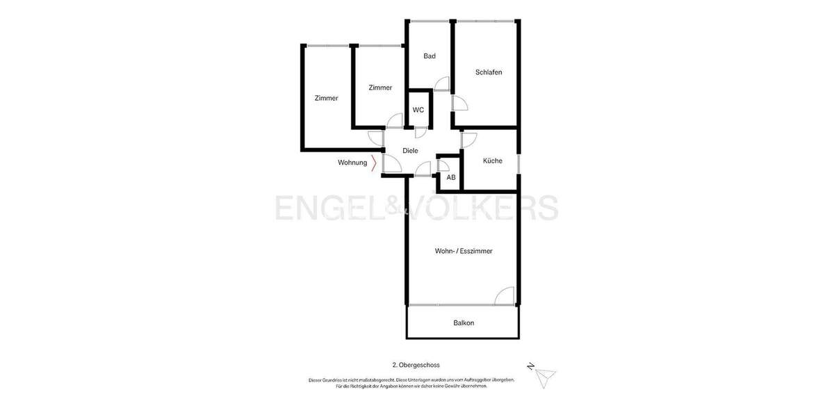 Etagenwohnung Moers Moers-Mitte - 4 Zimmer, 88 m&sup2;, 165.000&euro; | Angebot:25214918