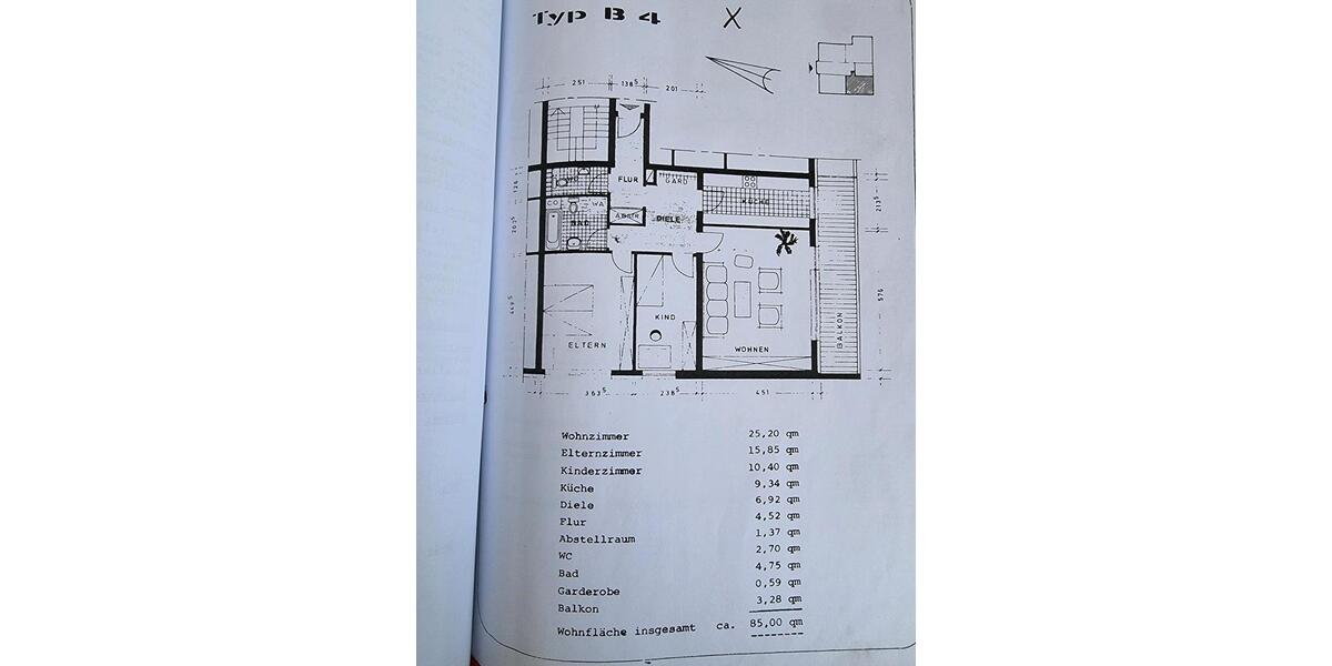 Etagenwohnung Wesel - 3 Zimmer, 85 m&sup2;, 135.000&euro; | Angebot:27004004