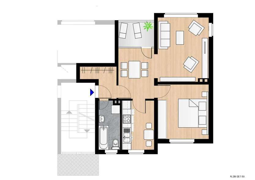 Wohnung zum Mieten in Duisburg 435 € 58 m² 2.5 zimmer