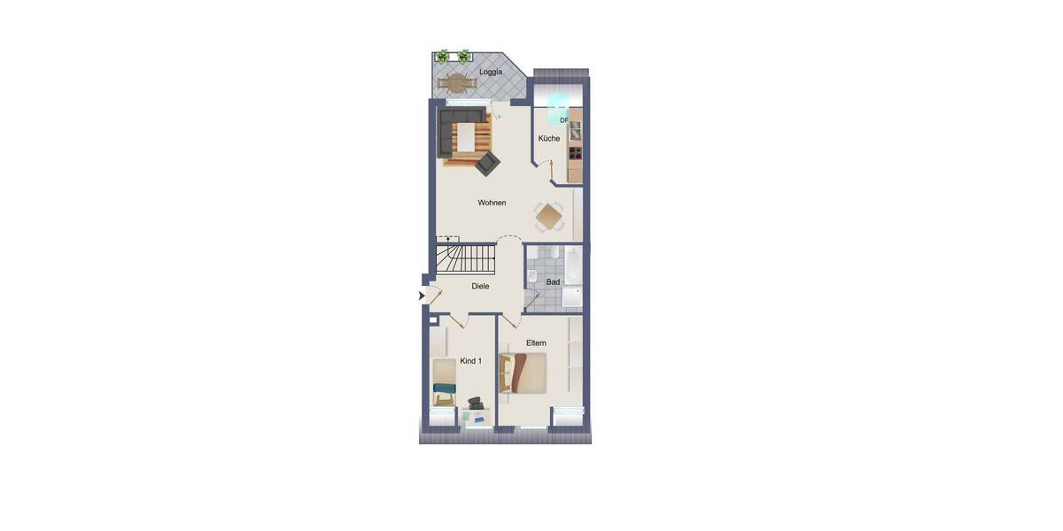 Etagenwohnung Rheinberg Budberg - 4 Zimmer, 104 m&sup2;, 179.000&euro; | Angebot:23972075
