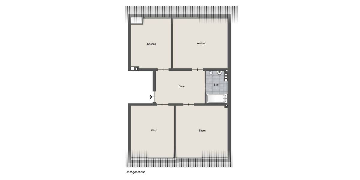 Etagenwohnung Krefeld / Bockum Bockum - 3 Zimmer, 67 m&sup2;, 580&euro; | Angebot:26359693