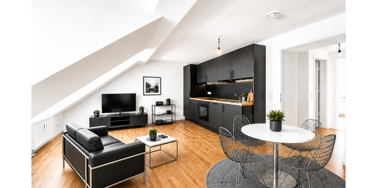 Etagenwohnung Düsseldorf Oberbilk - 2 Zimmer, 41 m&sup2;, 995&euro; | Angebot:26433001