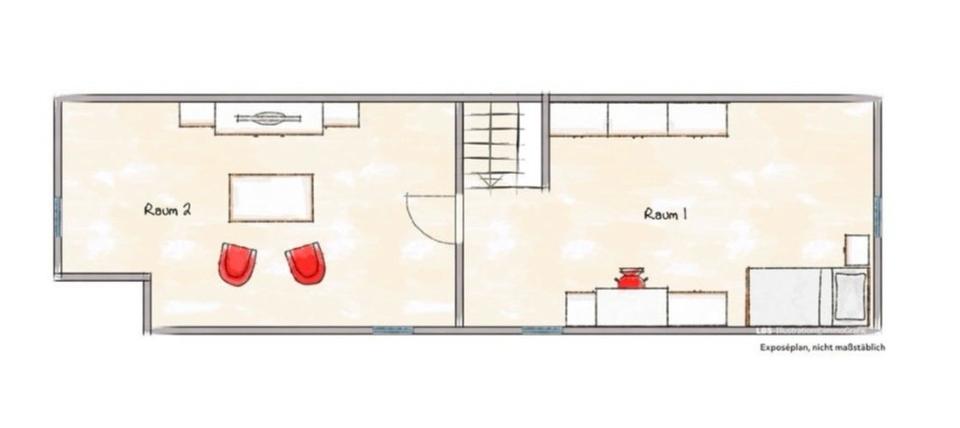 Maisonettenwohnung Krefeld Hülser Berg - 5 Zimmer, 105 m&sup2;, 1.240&euro; | Angebot:24605360