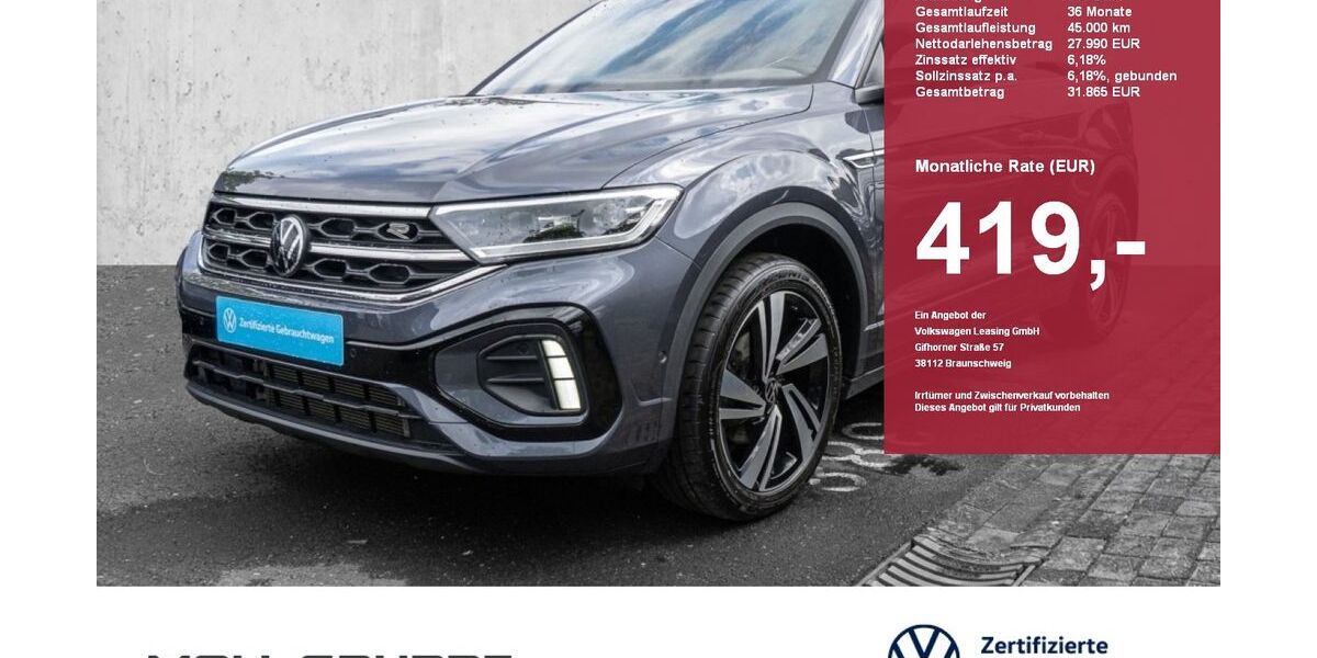 VW T-Roc 48.492 km 27.840 &euro; Düsseldorf 40474