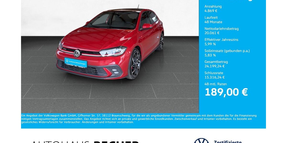 VW Polo 61.235 km 24.930 &euro; Wesel 46485