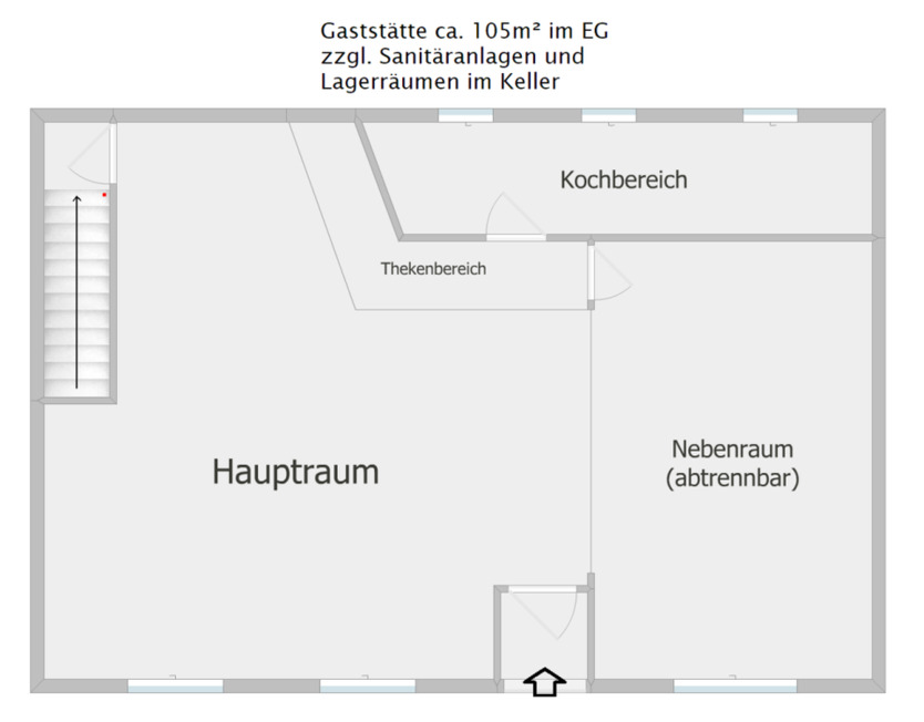 ~ Sanierungsbedürftige Gaststätte FREI ~ zimmer