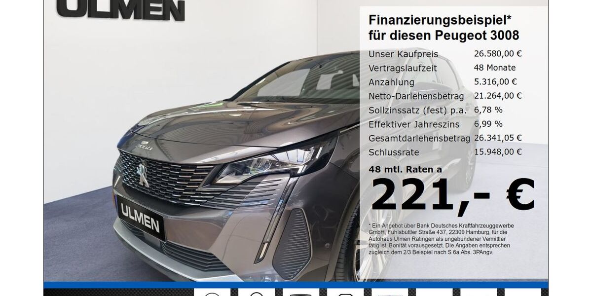 Peugeot 3008 12.100 km 25.680 &euro; Ratingen 40880