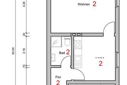 Wohnung Duisburg Hamborn - 3.5 Zimmer, 72 m&sup2;, 520&euro; | Angebot:26358127