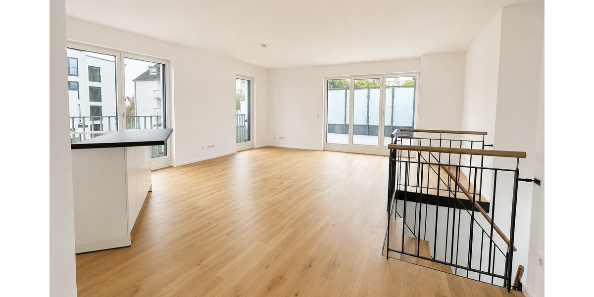 Haus-im-Haus-Konzept Exklusive Maisonettewohnung mit 15 m² Dachterrasse Erstbezug in Bilk - Maisonettenwohnung Düsseldorf Stadtbezirk 3 | Angebot:27103474