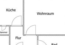 Ab sofort: Klein, aber fein: 1-Zimmer-Wohnung mit modernem Bad (5. OG ohne Aufzug)