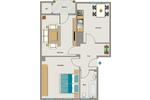 Erdgeschoßwohnung Essen Stadtbezirk III - 2.5 Zimmer, 55 m&sup2;, 480&euro; | Angebot:25982846