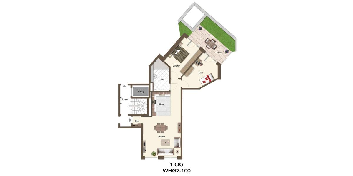 Etagenwohnung Düsseldorf Pempelfort - 3 Zimmer, 85 m&sup2;, 1.785&euro; | Angebot:25025276