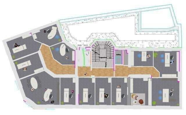 Gewerbeobjekt Düsseldorf Stadtmitte - 1 Zimmer, 230 m&sup2;, 4.140&euro; | Angebot:26391393