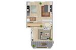 Etagenwohnung Herne Wanne-Bickern - 2 Zimmer, 68 m&sup2;, 520&euro; | Angebot:26385485