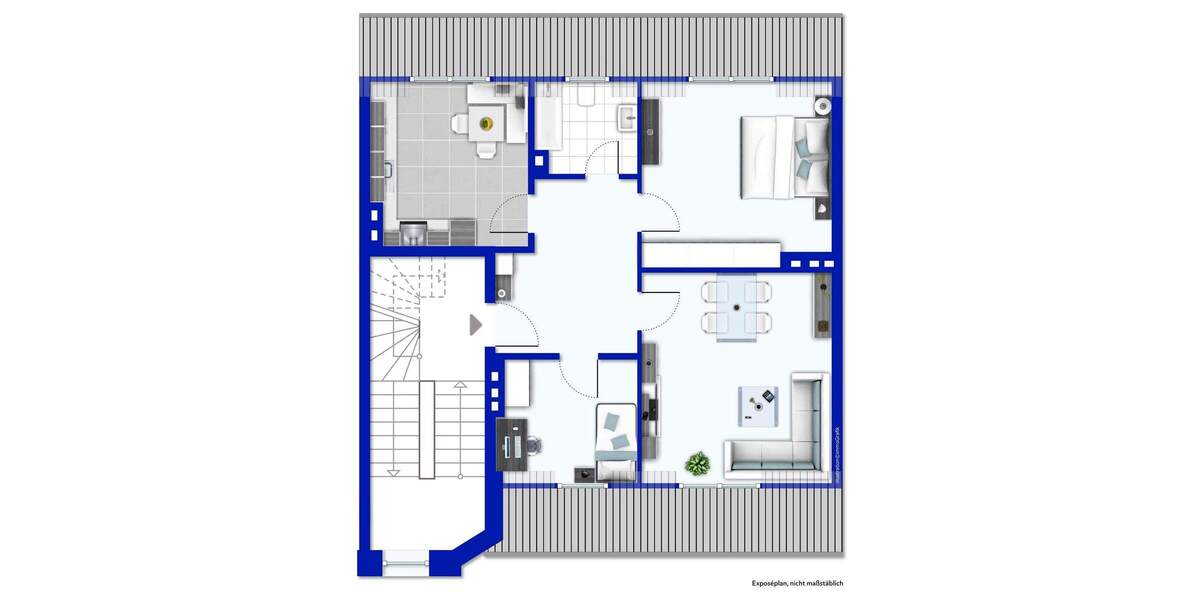 Etagenwohnung Krefeld Kempener Feld/Baakeshof - 3 Zimmer, 80 m&sup2;, 129.000&euro; | Angebot:25739048