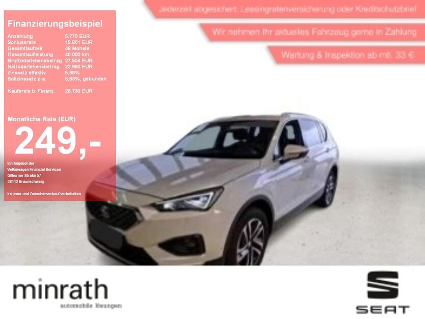 Seat Tarraco 71.158 km 27.530 € Moers-Hülsdonk 47441