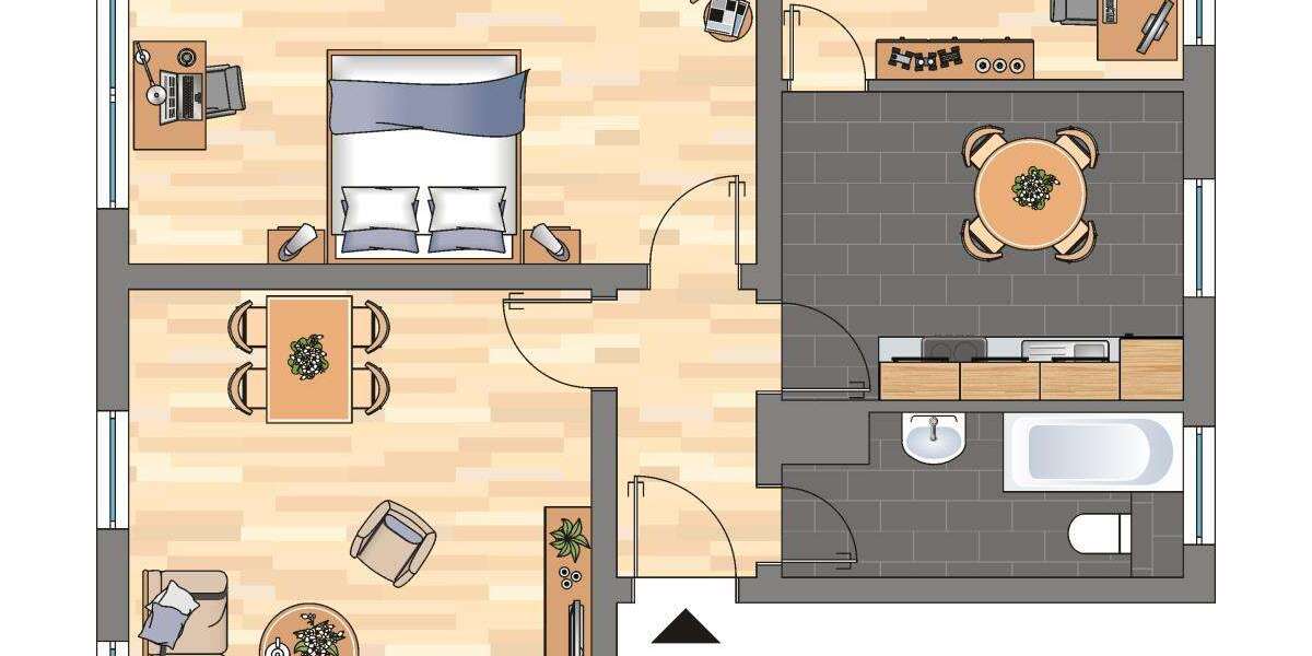 Etagenwohnung Duisburg Beeckerwerth - 3 Zimmer, 69 m&sup2;, 519&euro; | Angebot:26392961