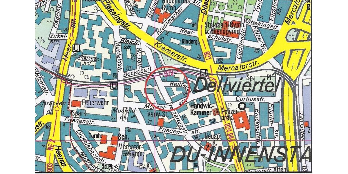 Etagenwohnung Duisburg Großenbaum - 3 Zimmer, 72 m&sup2;, 219.000&euro; | Angebot:26414901