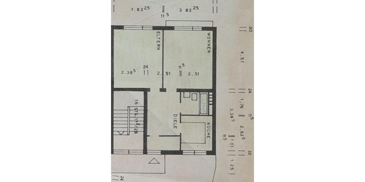 Etagenwohnung Essen Stadtkern - 2 Zimmer, 56 m&sup2;, 448&euro; | Angebot:24564160
