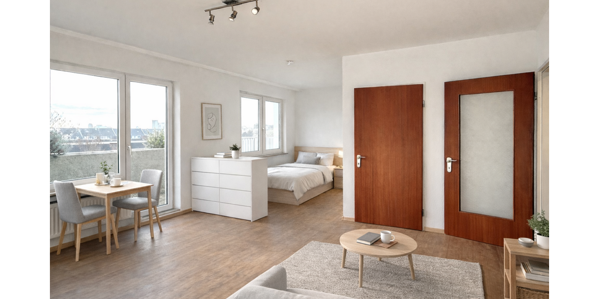 Etagenwohnung Düsseldorf Derendorf - 1 Zimmer, 45 m&sup2;, 249.000&euro; | Angebot:25212100