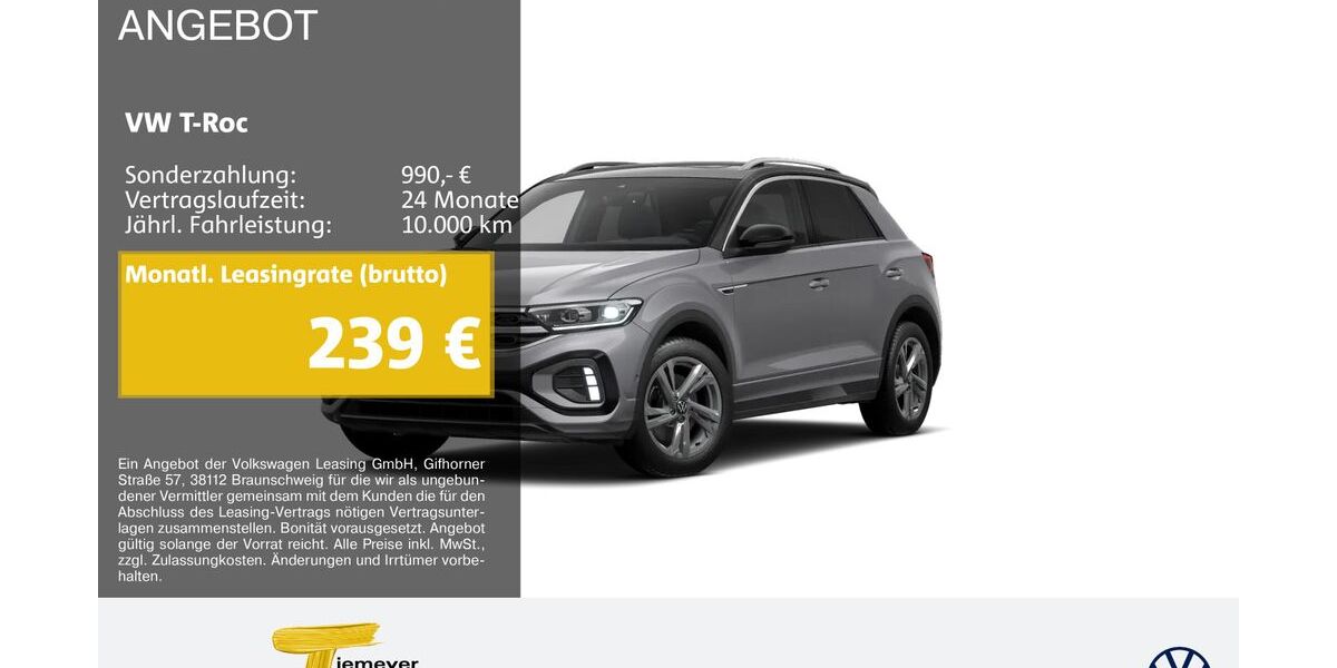 VW T-Roc 21.623 km 28.880 &euro; Dorsten 46282