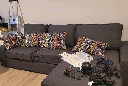 Schöne helle Wohnung mit Balkon und neuer Einbauküche in Meerbusc zimmer