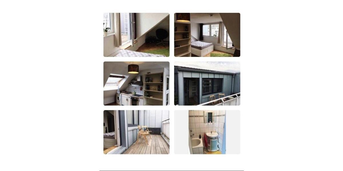 Dachgeschoßwohnung Düsseldorf Derendorf - 1 Zimmer, 39 m&sup2;, 840&euro; | Angebot:25282837