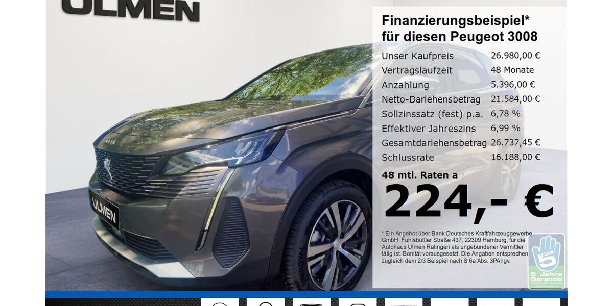 Peugeot 3008 13.120 km 25.980 &euro; Ratingen 40880
