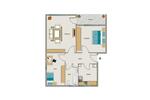 Etagenwohnung Moers Rheinkamp - 3.5 Zimmer, 70 m&sup2;, 630&euro; | Angebot:26227978