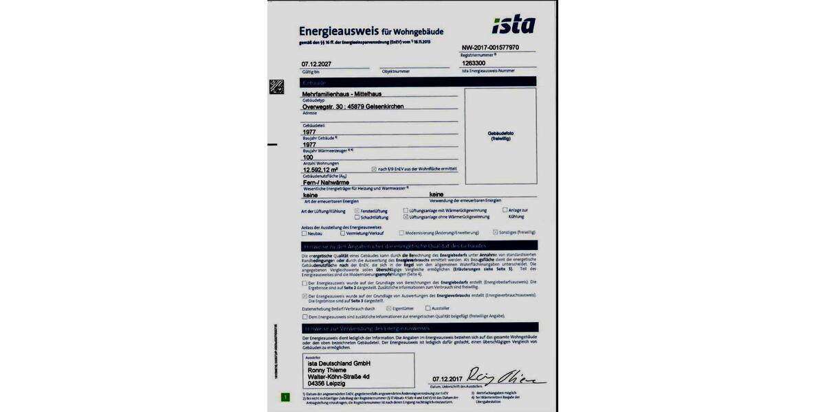 Etagenwohnung Gelsenkirchen - 3.5 Zimmer, 98 m&sup2;, 109.000&euro; | Angebot:26414900