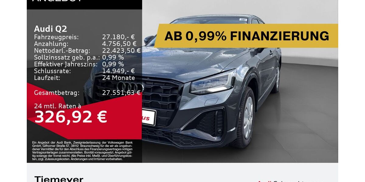 Audi Q2 8.551 km 24.480 &euro; Gelsenkirchen 45894