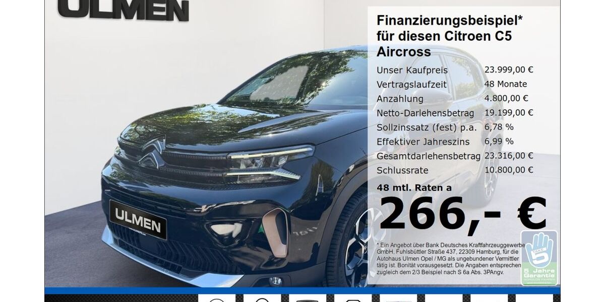 Citroen C5 Aircross 19.435 km 22.950 &euro; Düsseldorf 40231