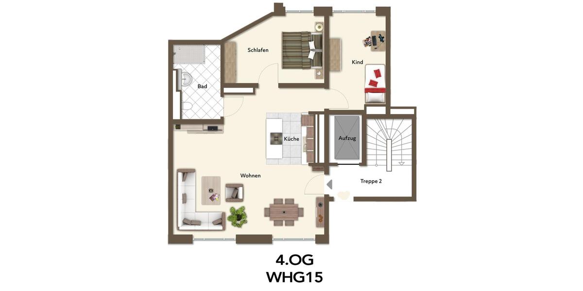 Etagenwohnung Düsseldorf Pempelfort - 3 Zimmer, 87 m&sup2;, 1.571&euro; | Angebot:24199381
